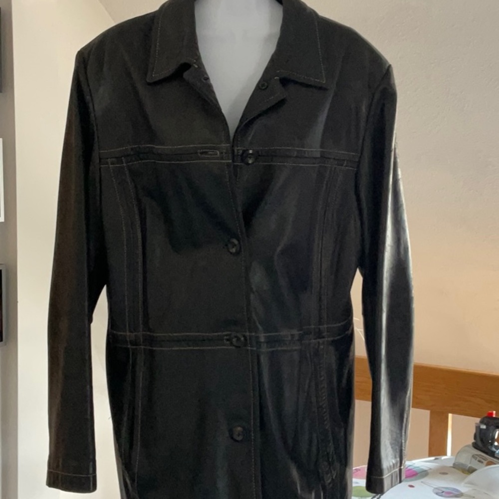 Anne Klein Black Leather Jacket